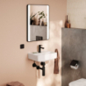 Mała umywalka wisząca 450/340 z otworem na baterię, bez przelewu Biały Xanuia Q HANSGROHE 60230450