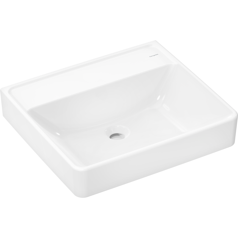 Umywalka wisząca 550/480 bez otworu na baterię, bez przelewu Biały Xanuia Q HANSGROHE 60237450