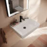 Umywalka wisząca 600/480 z otworem na baterię, bez przelewu Biały Xanuia Q HANSGROHE 60241450