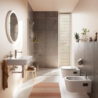 Bidet wiszący 540 z otworem na baterię, z przelewem Biały EluPura Original S HANSGROHE 60281450