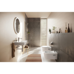 Bidet wiszący 540 z otworem na baterię, z przelewem Biały EluPura Original S HANSGROHE 60281450