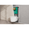 Miska wisząca WC 540, bezkołnierzowa AquaFall Flush z deską WC, SoftClose, QuickRelease Biały EluPura S HANSGROHE 60292450