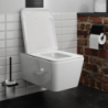 Miska wisząca WC 540, bezkołnierzowa AquaFall Flush z deską WC, SoftClose, QuickRelease Biały EluPura Q HANSGROHE 60293450