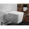 Miska wisząca WC 540, bezkołnierzowa AquaFall Flush z deską WC, SoftClose, QuickRelease Biały EluPura Q HANSGROHE 60293450