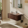 Umywalka podblatowa 350/350 bez otworu na baterię, z przelewem, SmartClean Biały Xuniva S HANSGROHE 61046450
