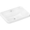 Umywalka wpuszczana w blat 550/400 bez otworu na baterię, z przelewem, SmartClean Biały Xuniva Q HANSGROHE 61066450