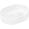 Umywalka nablatowa 550/400 bez otwor na baterię, bez przelewu, SmartClean Biały Xuniva U HANSGROHE 61073450