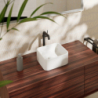 Umywalka nablatowa 300/300 bez otworu na baterię, bez przelewu, SmartClean Biały Xuniva Q HANSGROHE 61074450