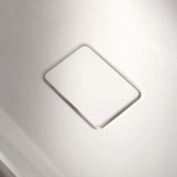 Mała umywalka wisząca 500/480 bez otworu na baterię, bez przelewu, SmartClean Biały Xevolos E HANSGROHE 61089450