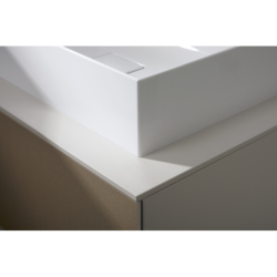 Umywalka wpuszczana w blat 600/480, szlifowana z otworem na baterię, bez przelewu, SmartClean Biały Xevolos E HANSGROHE 61094450