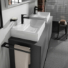Umywalka wpuszczana w blat 600/480, szlifowana z otworem na baterię, bez przelewu, SmartClean Biały Xevolos E HANSGROHE 61094450