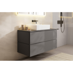 Umywalka wpuszczana 600/480, szlifowana bez otworu na baterię, bez przelewu, SmartClean Biały Xevolos E HANSGROHE 61095450