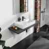 Umywalka wpuszczana w blat 800/480, szlifowana z otworem na baterię, bez przelewu, SmartClean Biały Xevolos E HANSGROHE 61098450