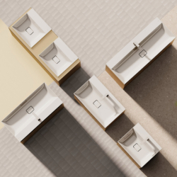 Umywalka wpuszczana 1000/480, szlifowana z otworem na baterię, bez przelewu, SmartClean Biały Xevolos E HANSGROHE 61102450