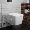 Miska wisząca WC 540, bezkołnierzowa AquaFall Flush, SmartClean Biały EluPura Q HANSGROHE 61116450
