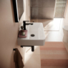 Umywalka wisząca Compact 600/370 z otworem na baterię, z przelewem, SmartClean Biały Xanuia Q HANSGROHE 61124450
