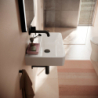Umywalka wisząca Compact 600/370 bez otworu na baterię, bez przelewu, SmartClean Biały Xanuia Q HANSGROHE 61127450