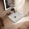 Umywalka wisząca 550/480 bez otworu na baterię, bez przelewu, SmartClean Biały Xanuia Q HANSGROHE 61148450