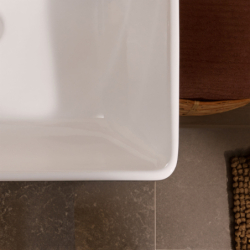 Umywalka wisząca 650/480 bez otworu na baterię, z przelewem, SmartClean Biały Xanuia Q HANSGROHE 61152450