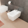 Bidet wiszący 540 z otworem na baterię, z przelewem, SmartClean Biały EluPura Q HANSGROHE 61170450