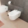 Bidet wiszący 540 z otworem na baterię, z przelewem, SmartClean Biały EluPura Original S HANSGROHE 61171450