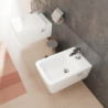 Bidet wiszący 540 z otworem na baterię, z przelewem, SmartClean Biały EluPura Original Q HANSGROHE 61172450