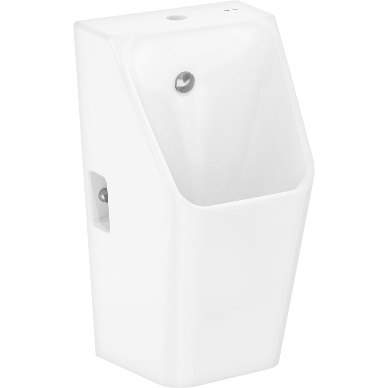 Pisuar z zasilaniem od góry, odpływ z tyłu, bezkołnierzowy, SmartClean Biały EluPura Original Q HANSGROHE 61184450