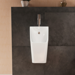 Pisuar z zasilaniem od góry, odpływ z tyłu, bezkołnierzowy, SmartClean Biały EluPura Original Q HANSGROHE 61184450