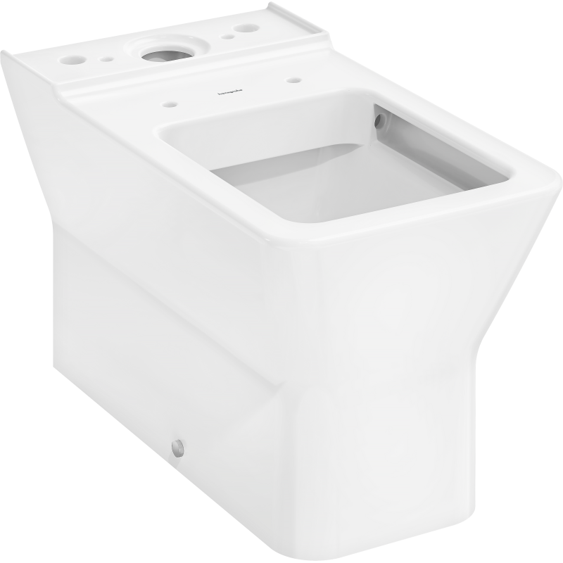 Miska kompakt. WC 640, przyścienna, odp. poziom/pion, HygieneEffect Biały EluPura Original Q HANSGROHE 62014450