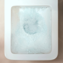 Miska kompakt. WC 640, przyścienna, odp. poziom/pion, HygieneEffect Biały EluPura Original Q HANSGROHE 62014450