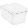 Miska WC 540, bezkołnierza AquaFall Flush, HygieneEffect, z deską WC, SoftClose, QuickRelease Biały EluPura Q HANSGROHE 62023450
