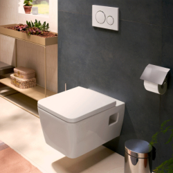 Miska WC 540 AquaChannel Flush, HygieneEffect, z deską WC, SoftClose, QuickRelease Biały EluPura Original Q HANSGROHE 62051450