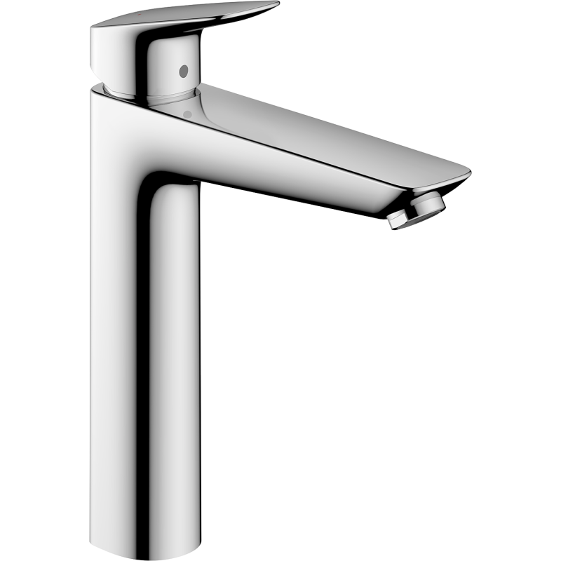 Jednouchwytowa bateria umywalkowa 190 z kompletem odpływowym z cięgłem Chrom Logis HANSGROHE 71090000
