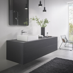 Jednouchwytowa bateria umywalkowa 190 z kompletem odpływowym z cięgłem Chrom Logis HANSGROHE 71090000