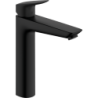 Jednouchwytowa bateria umywalkowa 190 bez kompletu odpływowego Czarny Matowy Logis HANSGROHE 71091670