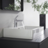 Jednouchwytowa bateria umywalkowa 100 z kompletem odpływowym z cięgłem Chrom Logis HANSGROHE 71100000