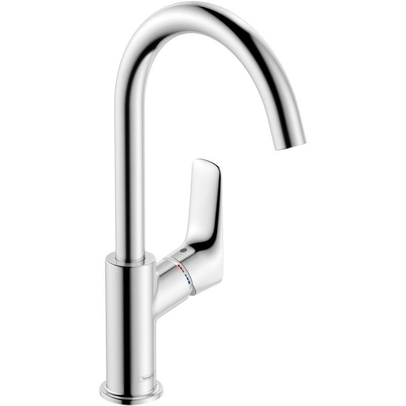 Jednouchwytowa bateria umywalkowa 210 z obrotową wylewką bez kompletu odpływowego Chrom Logis HANSGROHE 71131000