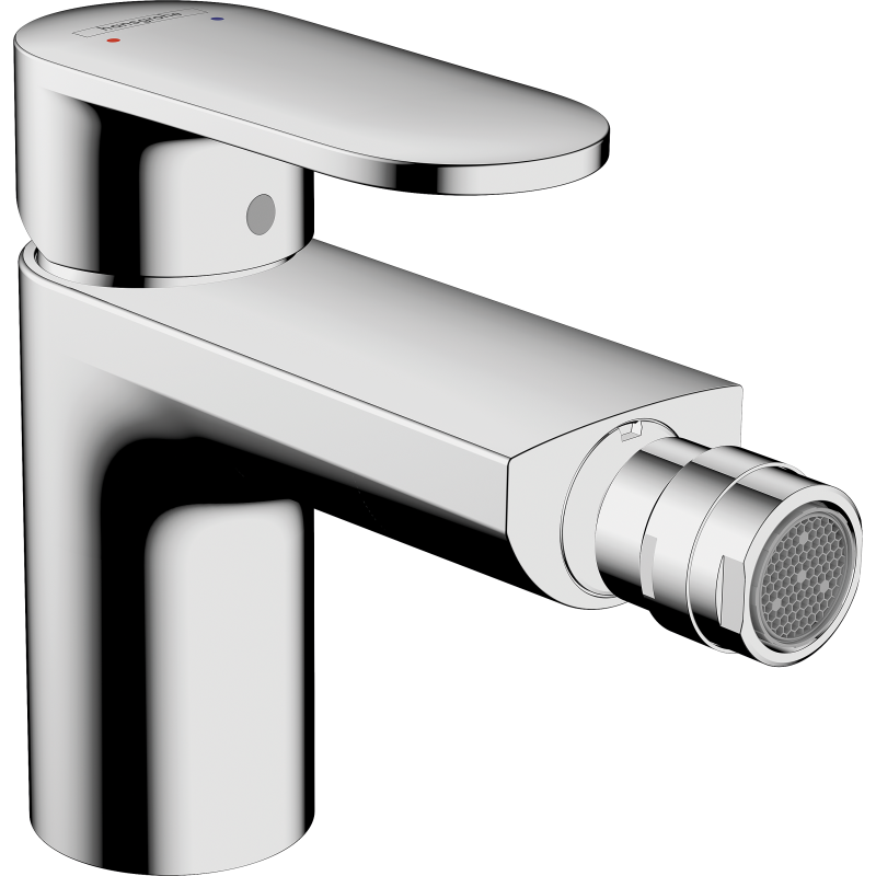 Jednouchwytowa bateria bidetowa z kompletem odpływowym z cięgłem Chrom Vernis Blend HANSGROHE 71210000