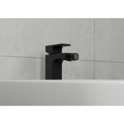 Jednouchwytowa bateria bidetowa z kompletem odpływowym z cięgłem Chrom Vernis Shape HANSGROHE 71211000