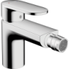 Jednouchwytowa bateria bidetowa z metalowym kompletem odpływowym z cięgłem Chrom Vernis Blend HANSGROHE 71218000