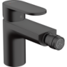 Jednouchwytowa bateria bidetowa z metalowym kompletem odpływowym z cięgłem Czarny Matowy Vernis Blend HANSGROHE 71218670
