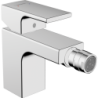 Jednouchwytowa bateria bidetowa z metalowym kompletem odpływowym Chrom Vernis Shape HANSGROHE 71219000