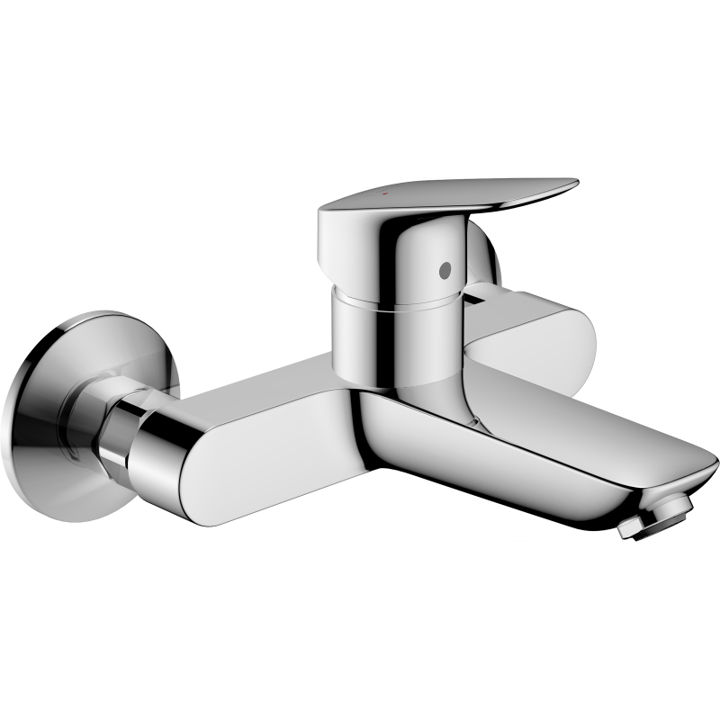 Jednouchwytowa bateria umywalkowa, ścienna, natynkowa Chrom Logis HANSGROHE 71225000