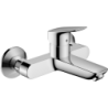 Jednouchwytowa bateria umywalkowa, ścienna, natynkowa Chrom Logis HANSGROHE 71225000