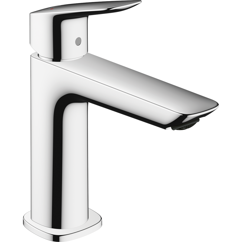 Jednouchwytowa bateria umywalkowa 110 Fine z kompletem odpływowym Push-Open Chrom Logis HANSGROHE 71252000