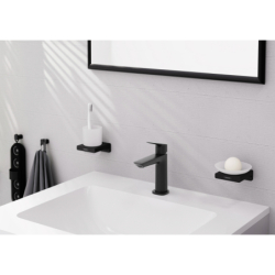 Jednouchwytowa bateria umywalkowa 110 Fine CoolStart bez kompletu odpływowego Czarny Matowy Logis HANSGROHE 71255670