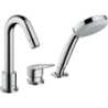 3-otworowa jednouchwytowa bateria na brzeg wanny Chrom Logis HANSGROHE 71313000