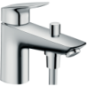 Jednouchwytowa bateria wannowa Monotrou z 2 zakresami przepływu i przełącznikiem ciśnieniowym Chrom Logis HANSGROHE 71315000