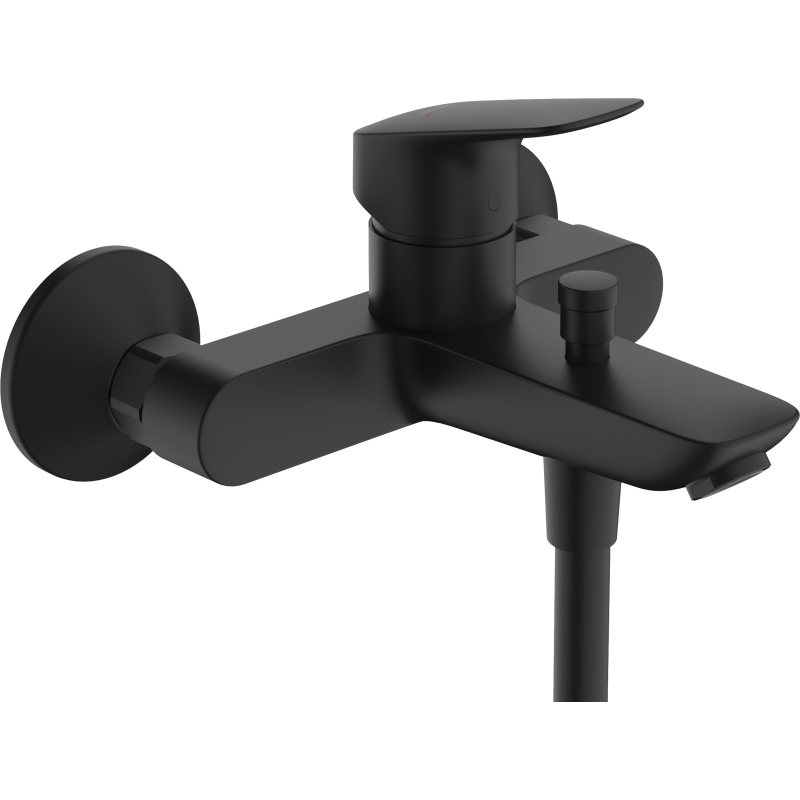 Jednouchwytowa bateria wannowa, natynkowa Czarny Matowy Logis HANSGROHE 71400670