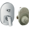 Zestaw jednouchwytowej baterii wannowej, podtynkowej Chrom Logis HANSGROHE 71409000